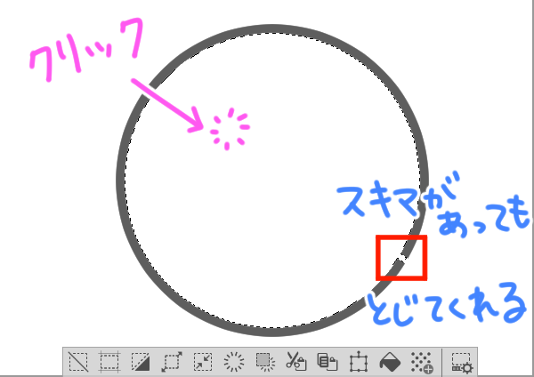 隙間綴じ